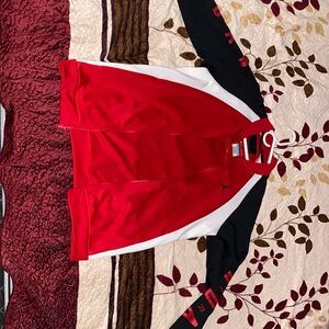 Brand new ventige w tags Jordan medium men’s jacket. Black white red.